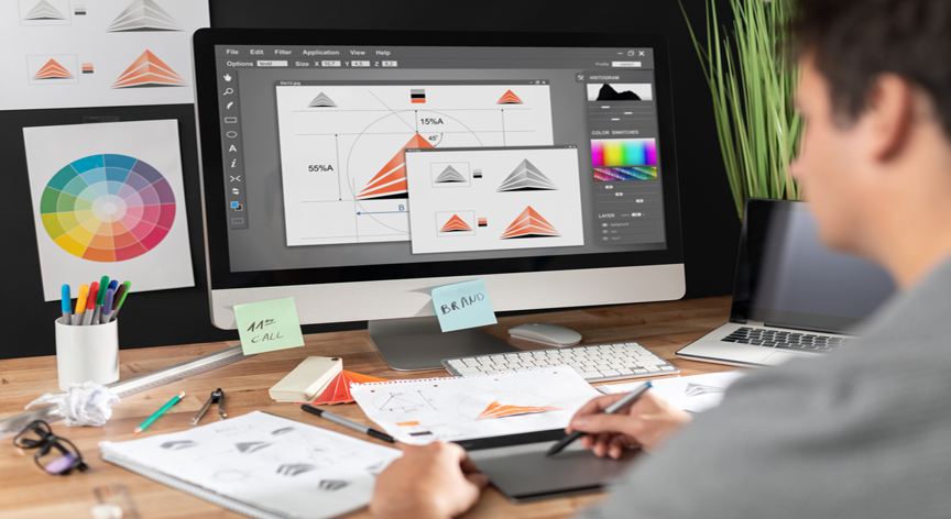 Graphic design for virtual events