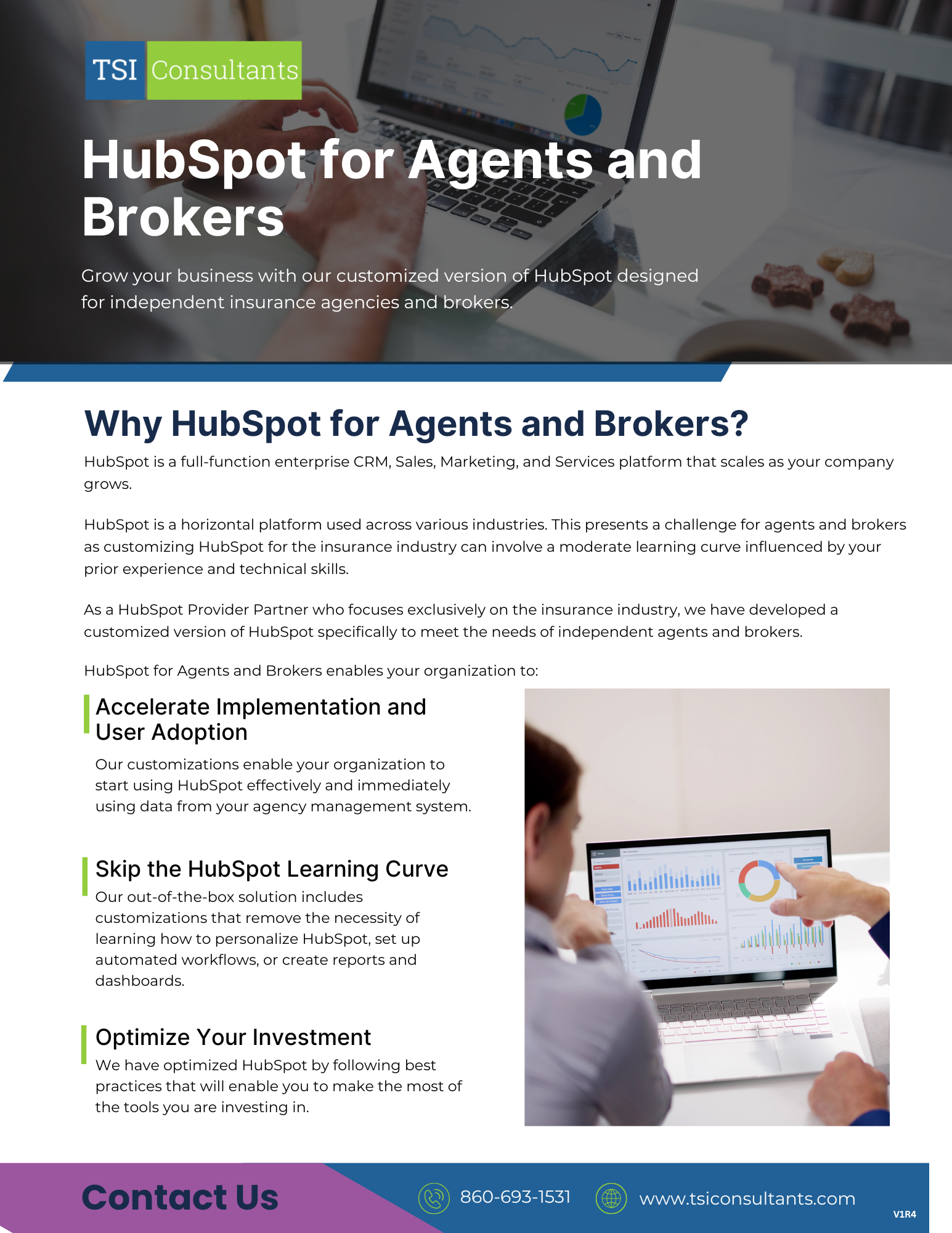 HubSpot for Agents and Brokers Sales Sheet